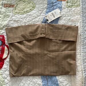 NWT Zara Blazer Crop Top